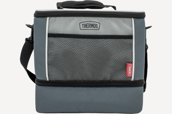 Сумка-термос THERMOS E5 - 12 Can Cooler DUAL LUNCH BOX, 9л (серый)